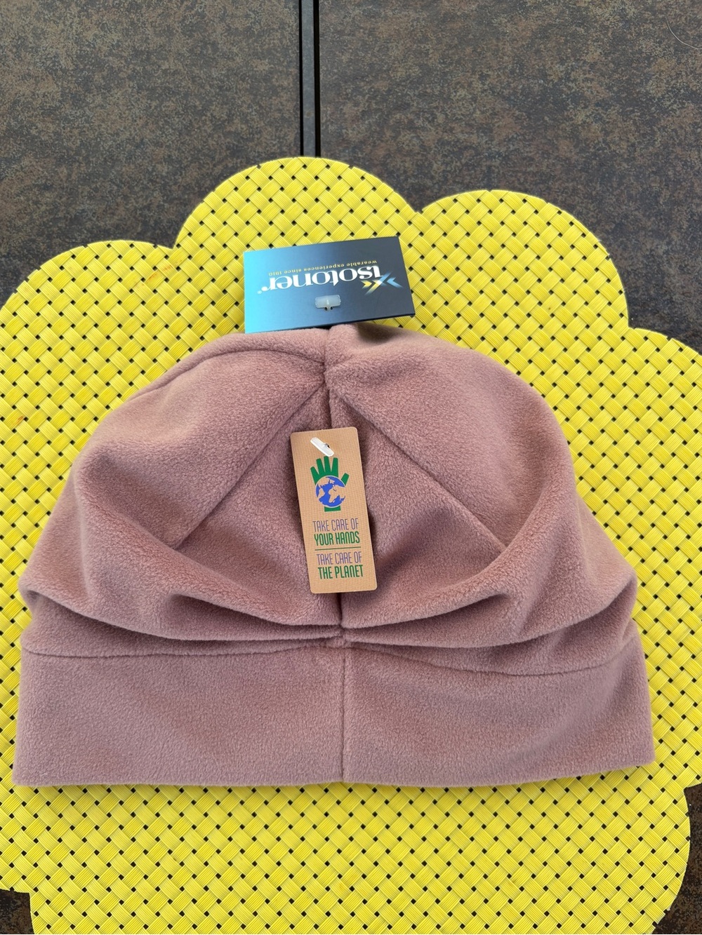 Women's Isotoner Water Repellent Fleece Beanie in Winter Blossom